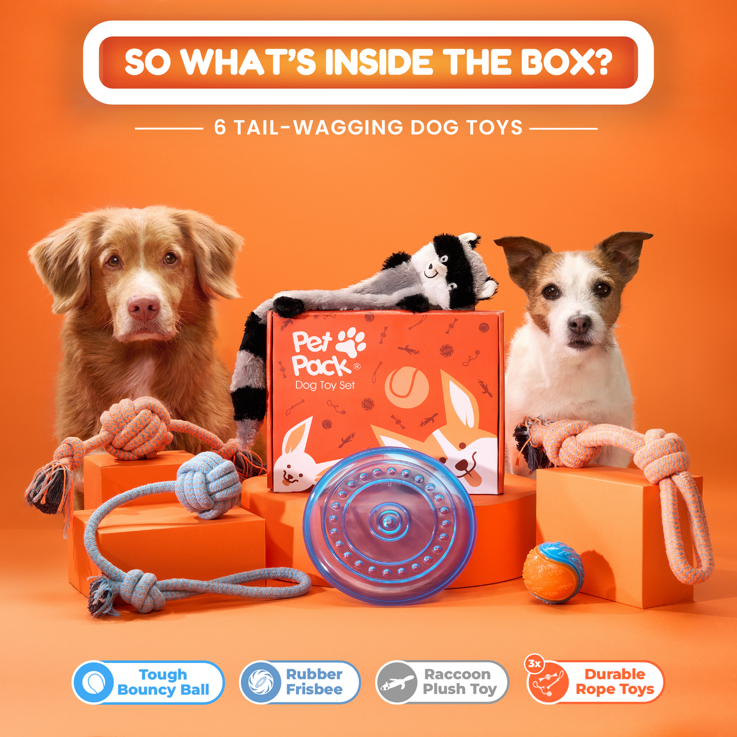 Pet Pack® Dog Toy Set