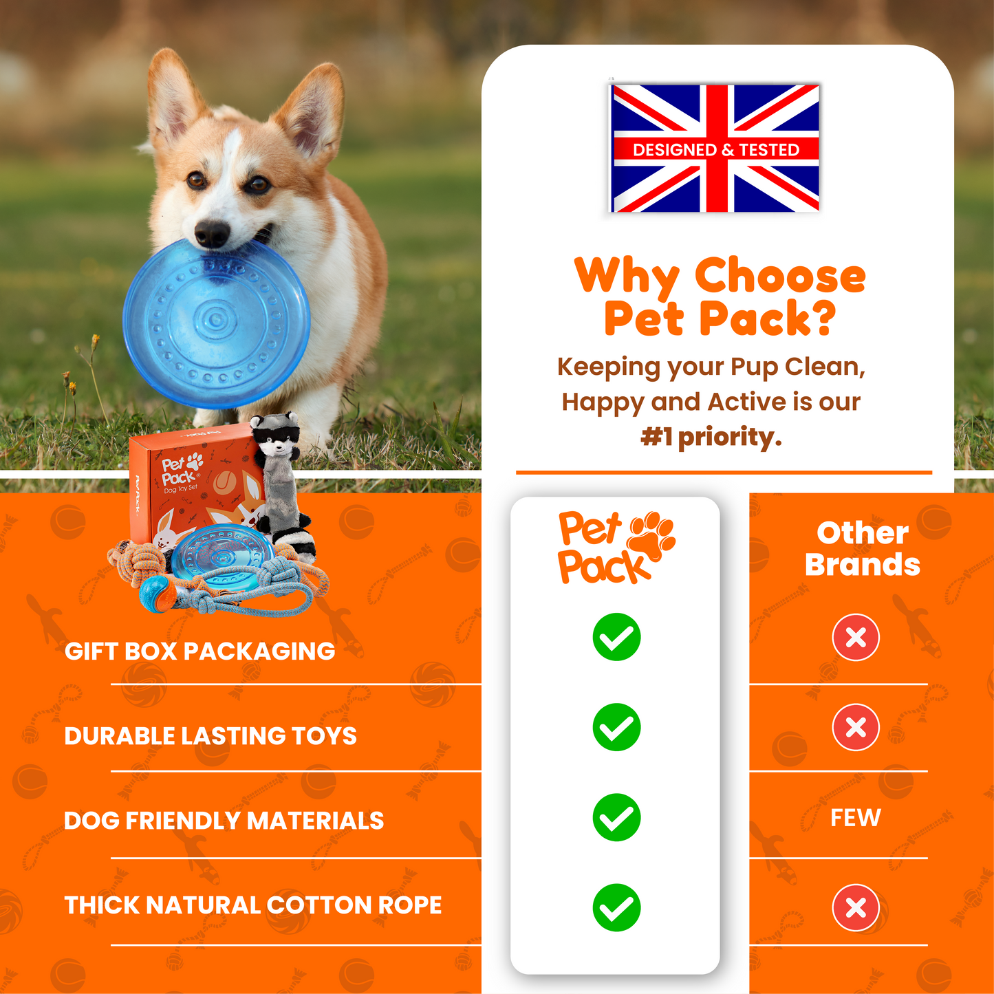 Pet Pack® Dog Toy Set
