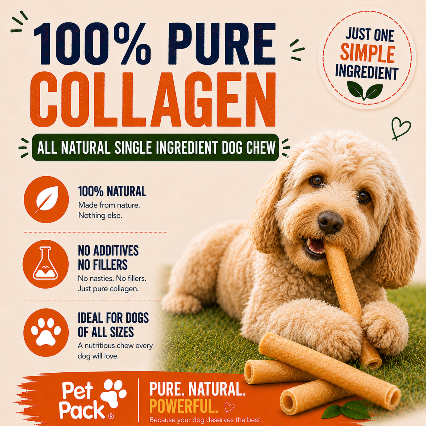 Pet Pack® Collagen Sticks - Large