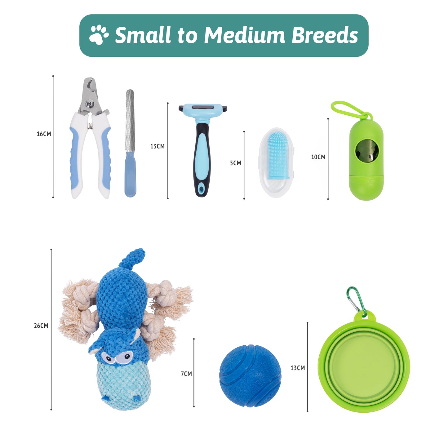 Coffret d'accessoires essentiels pour chien Pet Pack®